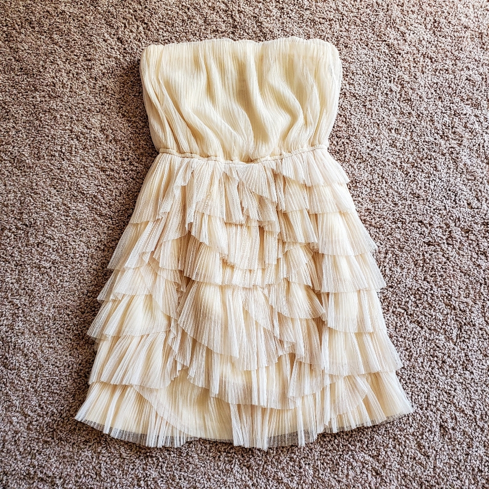 BCBG beautiful bandeau mini dress